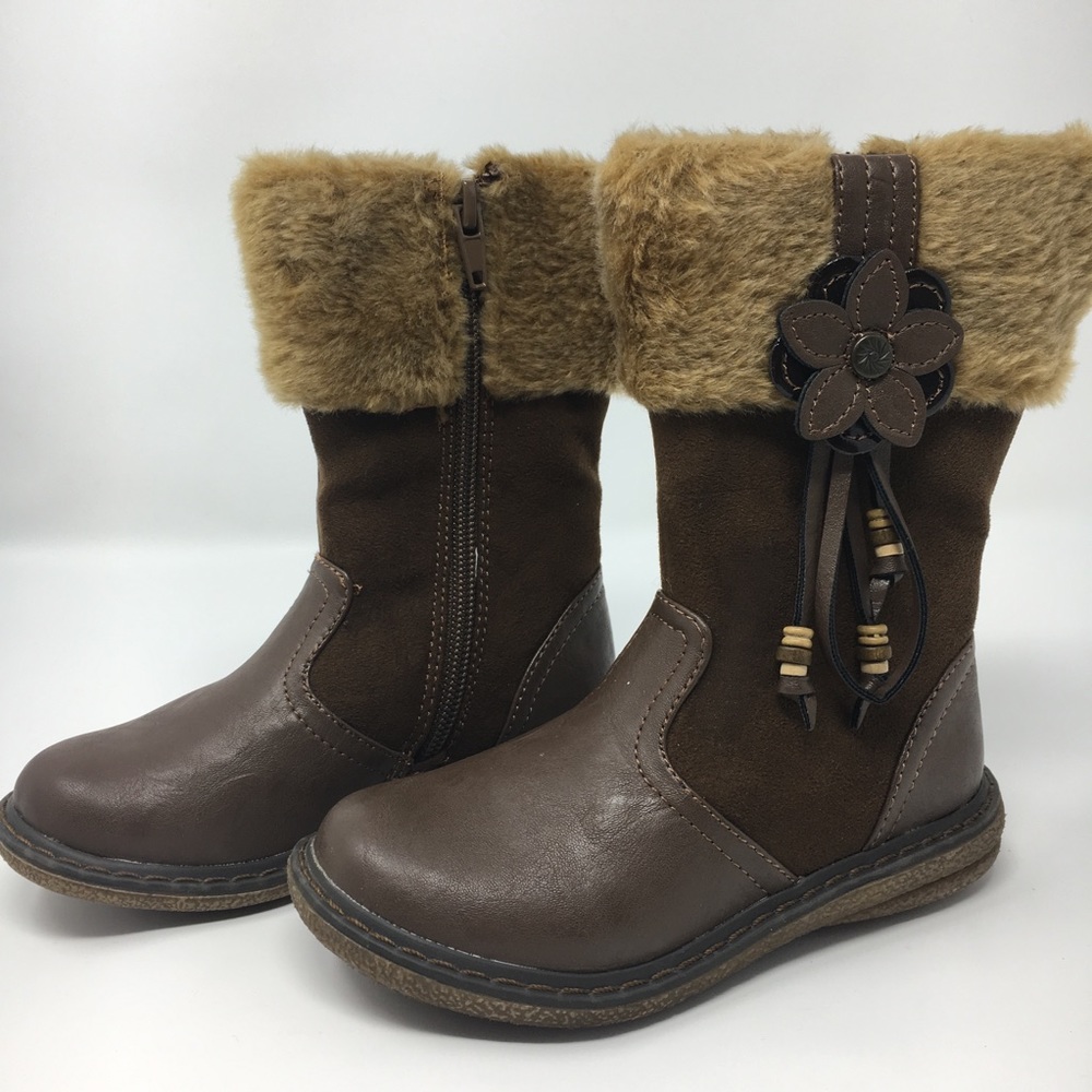 KIDS FEET Riley Brown Boots for Toddle Girls